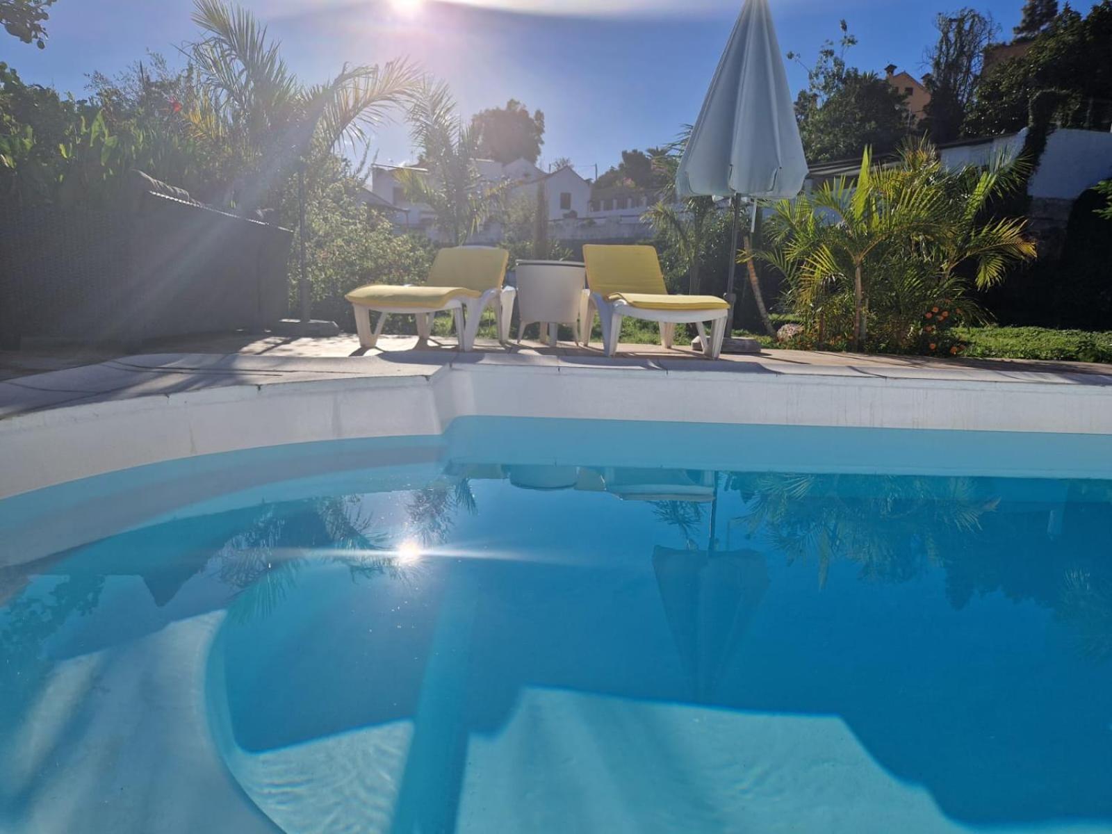 Casa Con Piscina, High-Speed Wi-Fi Y Vistas Villa Santa Brígida Eksteriør bilde